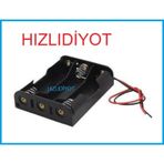 18650 Pil Yuvası 3 Lü Üçlü Seri Bağlantılı Kaliteli Arduino