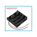 18650 Pil Yuvası 4 Lü Seri Bağlantılı Kaliteli Arduino Uyumlu