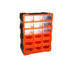 18Lİ 9 KAPALI+9 AÇIK MONOBLOCK AVADANLIK ÇEKMECE SETİ38.1X15.7X47.5CM HERHANGİ BİR RENK GÖNDERİLİR (5264)