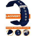 18mm-20mm-22mm-24mm nato kumaş tekstil saat kordonu kayışı f32t-dbl - 20 mm - Lacivert