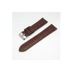 18Mm Marka Kahve Croco Hakiki Deri Saat Kordonu