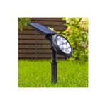 18W Led Solar Kazıklı Çim Armatür Cata Güneş Enerjili Çim Lambası Bahçe Aydınlatma 6500K Beyaz Işık