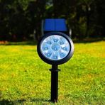 18w Led Solar Kazıklı Çim Armatür Cata Güneş Enerjili Led Işık Çim Lambası Bahçe Ağaç Çalı Duvar Aydınlatma (Amber)