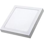 18W Panel LED Armatür Sıva Üstü Kare Beyaz Işık 6400K Alüminyum Kasa - Ahşap - Beyaz - Seçenek 1