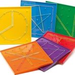 18x18 Geometri Tahtası 1 Adet