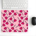 18x22 cm Desenli Baskılı Mouse Pad Kaymaz Kauçuk Taban Ofis ve Home Ofis Kullanımına Uygun Komik Yazılı Tasarım Yüksek Baskı Kaliteli Küçük Boy Mouse Pedi Bilgisayar Laptop Aksesuarı (Candy Pops)