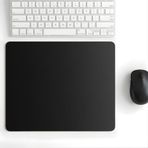 18x22 cm Desenli Baskılı Mouse Pad Kaymaz Kauçuk Taban Ofis ve Home Ofis Kullanımına Uygun Yüksek Baskı Kaliteli Küçük Boy Mouse Pad Bilgisayar Laptop Aksesuarı (Siyah)