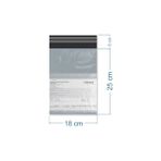 18X24+5CM Cepli Kargo Poşeti - 300 Adet - Gri