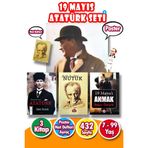 19 Mayıs 3 Kitaplı ATATÜRK Seti Not Defteri + Poster + Ayraç Hediyeli