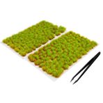 190 Adet Statik Çim Modeli Çim Tutamları Demiryolu Suni Çim Minyatür Çim Tutam Arazi Kiti Kendin Yap Modeli Demiryolu Peri Bahçe Diorama Manzarası (Set B)