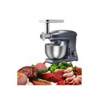 1900W Yüksek Güçlü KIYMA VE HAMUR Yoğurma Makinesi 5,5 Lt (Sucuk-Sosis/İçli Köfte Aparatlı)