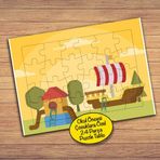 191PZ Oyun Parkı Çocuklara Özel Puzzle Yapboz Tablo