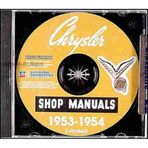1953 1954 CHRYSLER & IMPERIAL FACTORY REPAIR SHOP & SERVICE MANUAL & BODY MANUAL CD INCUDES: Custom Imperial, Crown Imperial, C-62, C-63, C-64, C-66.C-60 Windsor, C-56 New Yorker, C-58 Custom Imperial