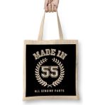 1955 Made In 55 All Genuine Parts Bez Çanta Uzun Saplı - Açık Bej - 40 X 40