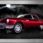 1956 Ford Thunderbird Araba Motifli Kanvas Tablo DBSANAT1186913