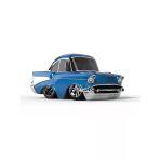 1957 Chevy Bel Air Model Araba, Mavi Renkli Koleksiyon Ürünü