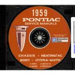 1959 PONTIAC FACTORY REPAIR SHOP & SERVICE MANUAL & FISHER BODY MANUAL CD Bonneville, Bonneville Custom, Catalina, Ventura and Star Chief (includes all convertibles and wagons). 59