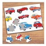 19605 Klasik Nostalji Arabalar Çocuklara Özel Puzzle Yapboz Tablo