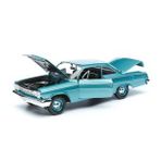 1962 Chevrolet Bel Air 1:18 Ölçekli Klasik Araba Turkuaz Renkli 30 Cm (Mavi)