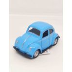 1967 Volkswagen Classical Beetle Cast Car 1:32 Metal Çek Bırak Araba 8 cm - Mavi