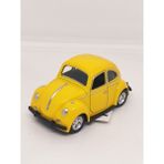 1967 Volkswagen Classical Beetle Cast Car 1:32 Metal Çek Bırak Araba 8 cm - Sarı