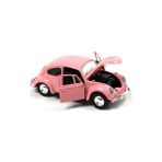 1967 Volkswagen Klasik Beetle Metal Çek Bırak Model Araba Pembe 13 Cm Tevulimma027