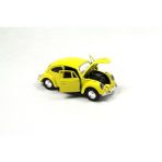 1967 Volkswagen Klasik Beetle Metal Çek Bırak Model Araba Sarı 13 Cm Tevulimma026