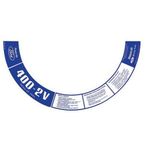 1972 FORD 400-2V REGULAR FUEL AIR CLEANER LID DECAL For Torino, Galaxie, Thunderbird, Gran Torino, Ranchero