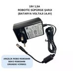 19V 1.5A Robotik Süpürge Şarj Adaptörü, Arçelik Beko Grundig Rs9034hm Rs8034hm Vcr9031 Uyumlu