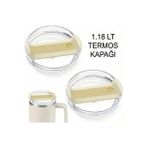 1Adet Stanley 40 OZ 1.18 Quencher Uyumlu Tumbler Kapak Yedek Quencher Tumbler için Uygun (Krem)