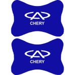 1Araba 1Ev 2'li Set Chery Araçlarla Uyumlu Ortopedik Oto Boyun Yastığı - Mavi