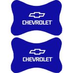 1Araba 1Ev 2'li Set Chevrolet Araçlarla Uyumlu Ortopedik Oto Boyun Yastığı - Mavi