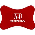 1Araba 1Ev 2'li Set Honda Araçlarla Uyumlu Ortopedik Oto Boyun Yastığı - Kırmızı