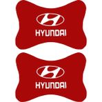 1Araba 1Ev 2'li Set Hyundai Araçlarla Uyumlu Ortopedik Oto Boyun Yastığı - Kırmızı