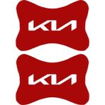 1Araba 1Ev 2'li Set Kia Araçlarla Uyumlu Ortopedik Oto Boyun Yastığı - Kırmızı