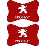 1Araba 1Ev 2'li Set Peugeot Araçlarla Uyumlu Ortopedik Oto Boyun Yastığı - Kırmızı