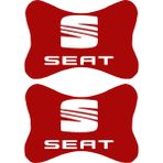 1Araba 1Ev 2'li Set Seat Araçlarla Uyumlu Ortopedik Oto Boyun Yastığı - Kırmızı