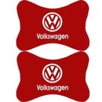1Araba 1Ev 2'li Set Volkswagen Araçlarla Uyumlu Ortopedik Oto Boyun Yastığı - Kırmızı