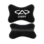 1araba1ev 2'li Set Chery Araçlarla Uyumlu Ortopedik Siyah Oto Boyun Yastığı