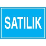 1Beyaz Reklam Satılık Uyarı Tabelası - 70x100 Foreks - Ç4