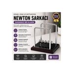 1DepoBu Newton Sarkacı Denge Topu Dekoratif Masaüstü Ofis Oyuncağı Odaklanma Aksesuarı
