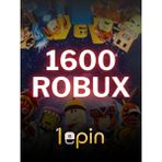 1Epin 1600 Robux Roblox Dijital Oyun Para Birimi Edisyonu ile Eğlenceli Oyun Deneyimi
