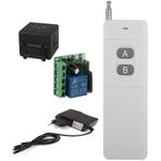 1km Menzıllı 12v Adaptörlü Rf Kontrol Uzaktan Kumandalı Acma Kapama Anahtari
