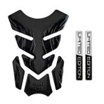 1pc 3D Motosiklet Yakıt Deposu Dekal Seti, PVC Malzeme, Yarış Takımı Tasarımı, Su Geçirmez ve Güneş Kremi Koruma, 2 Adet Sınırlı Sürüm Sticker ile Vücut Kaskı Dekorasyon Aksesuarları