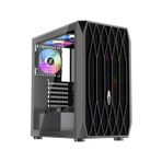 1stplayer Ariya AY7 Siyah 750W 80+ ARGB 4x12 cm Fan Temperli Cam Mesh USB 3.0 ATX Bilgisayar Kasası
