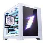 1stplayer Steam Punk SP7-EV Beyaz 13.3 LCD Ön Ekranlı 5x12 cm ARGB Reverse Fan 1x12 cm ARGB Fan Temp Bilgisayar Kasası