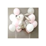 1Tavşanli Balon Set, PEMBE