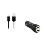 2.1A Micro Usb Akıllı Telefonlar 2İn1 Araba Şarjı Ve Kablosu Smg-444
