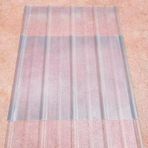 2.2mm Kalın Şeffaf FRP Günışığı Panelleri Gölgelik Balkon Carport için Şeffaf Çatı Kaplama Levhası Oluklu Malzeme Yağmur Geçirmez Pano Sunroom Günışığı Plakası (0.9x1.7m 5 Adet)
