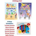 2 - 3 Yaş Kat-Kat Cırt Cırtlı Etkinlikler - İlk Kitaplığım 8 Kitap
